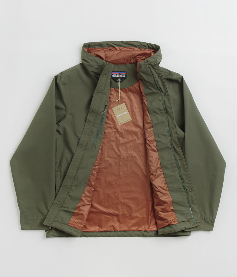 Patagonia Jackson Glacier Rain Jacket in Basin Green