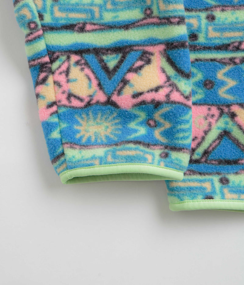Patagonia Lightweight Synchilla Snap-T Fleece in High Hopes Geo: Salamander Green