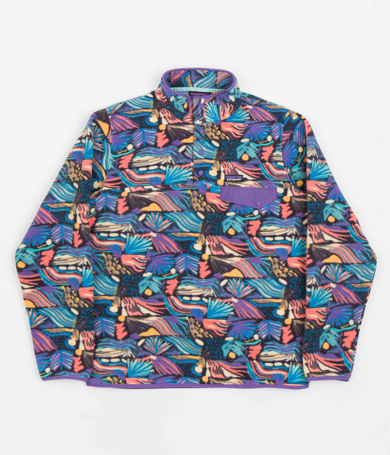 Patagonia Lightweight Synchilla Snap-T Fleece in Joy: Pitch Blue