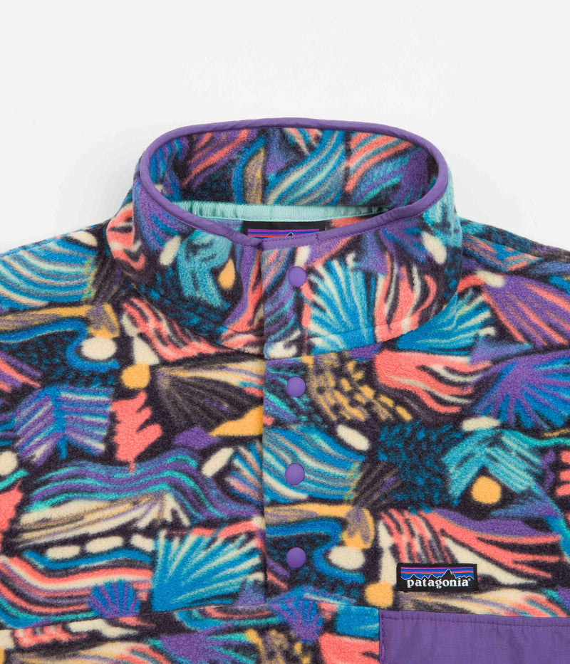 Patagonia Lightweight Synchilla Snap-T Fleece in Joy: Pitch Blue