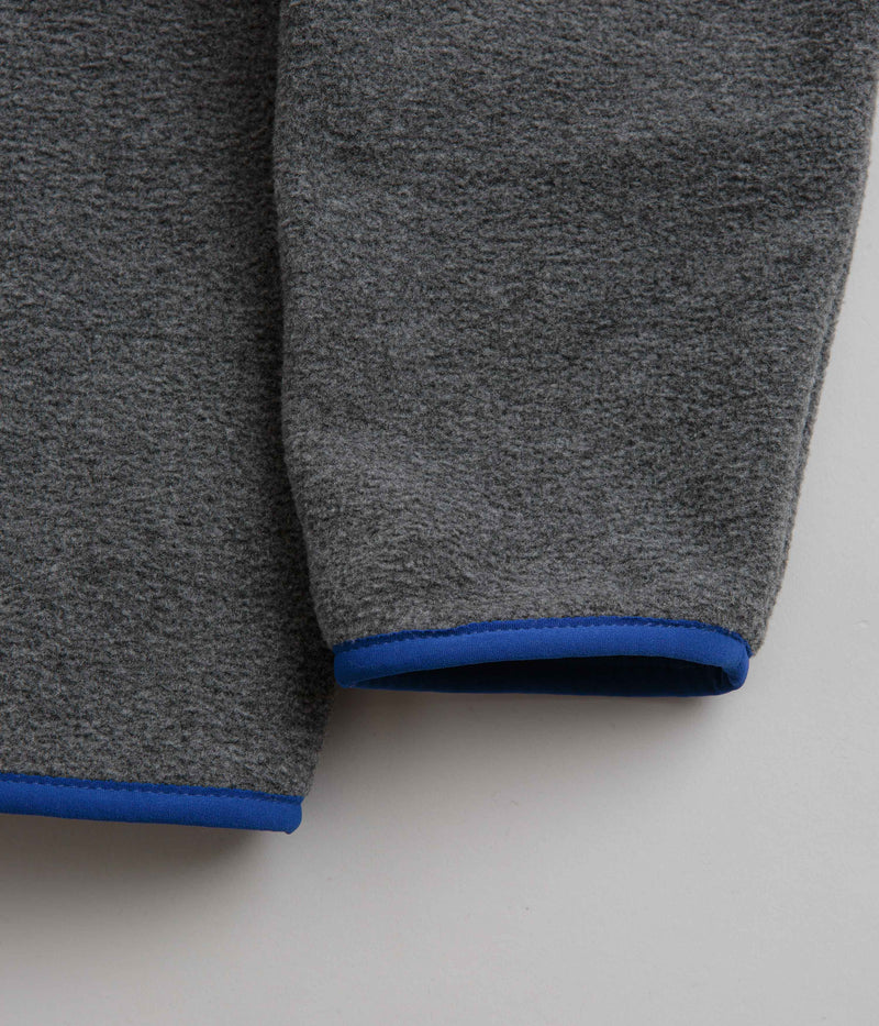 Patagonia Lightweight Synchilla Snap-T Fleece in Nickel and Passage Blue