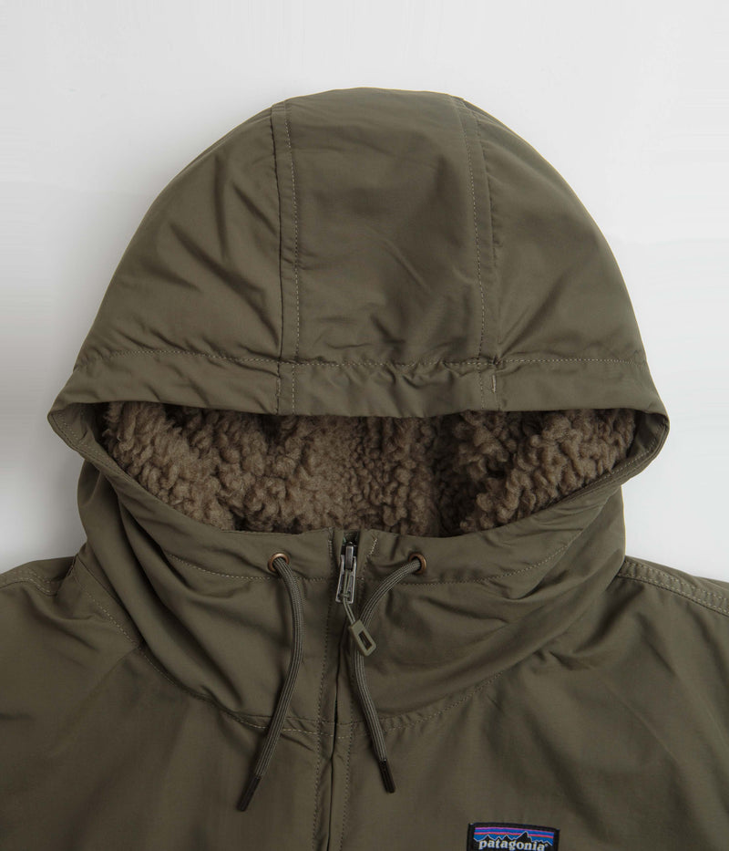 Patagonia Lined Isthmus Hoodie in Basin Green