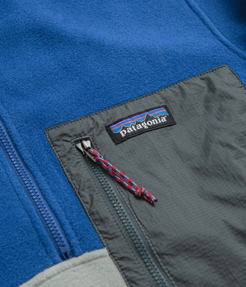 Patagonia Microdini 1/2 Zip Pullover Fleece in Sleet Green