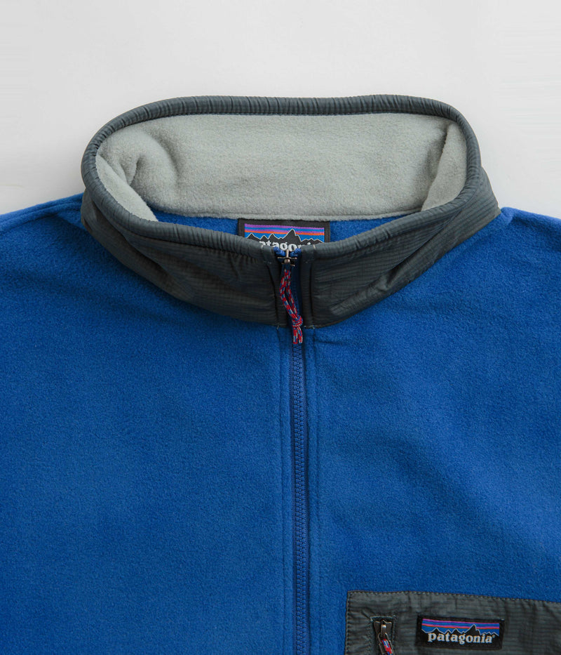 Patagonia Microdini 1/2 Zip Pullover Fleece in Sleet Green