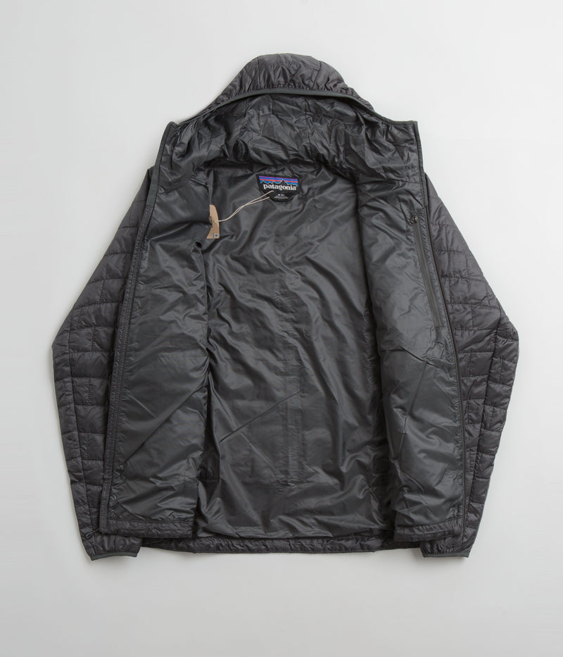 Patagonia Nano Puff Hooded Jacket in Forge Grey
