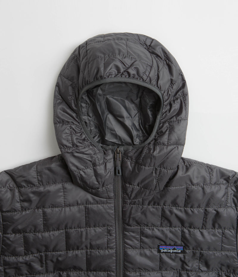 Patagonia Nano Puff Hooded Jacket in Forge Grey