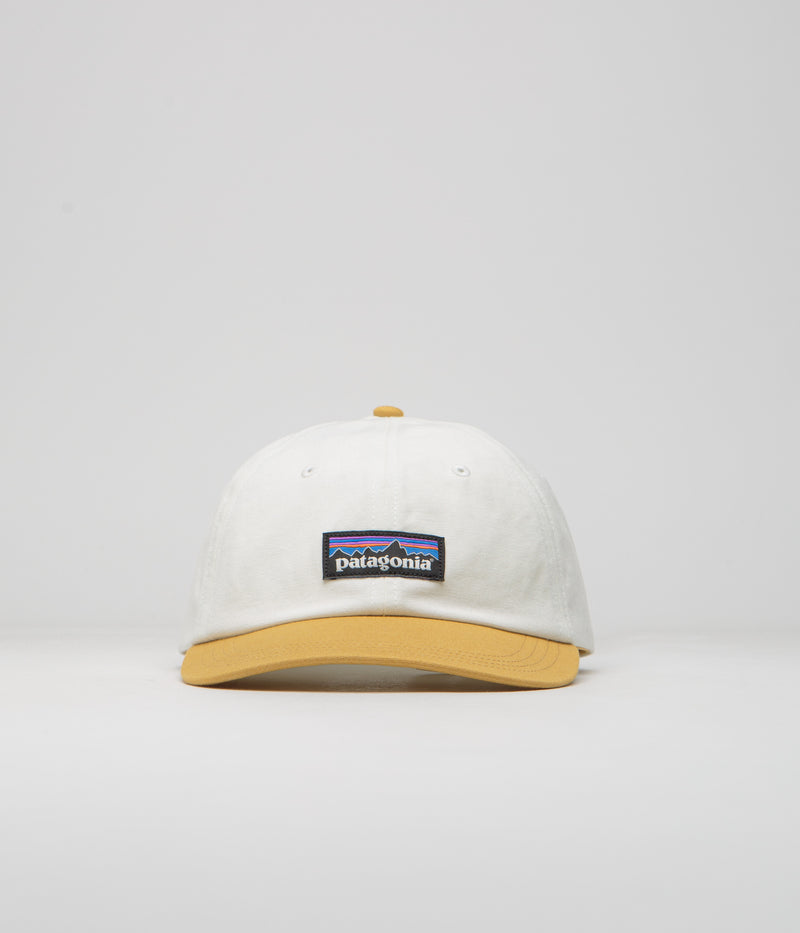 Patagonia P-6 Label Trad Cap in Birch White