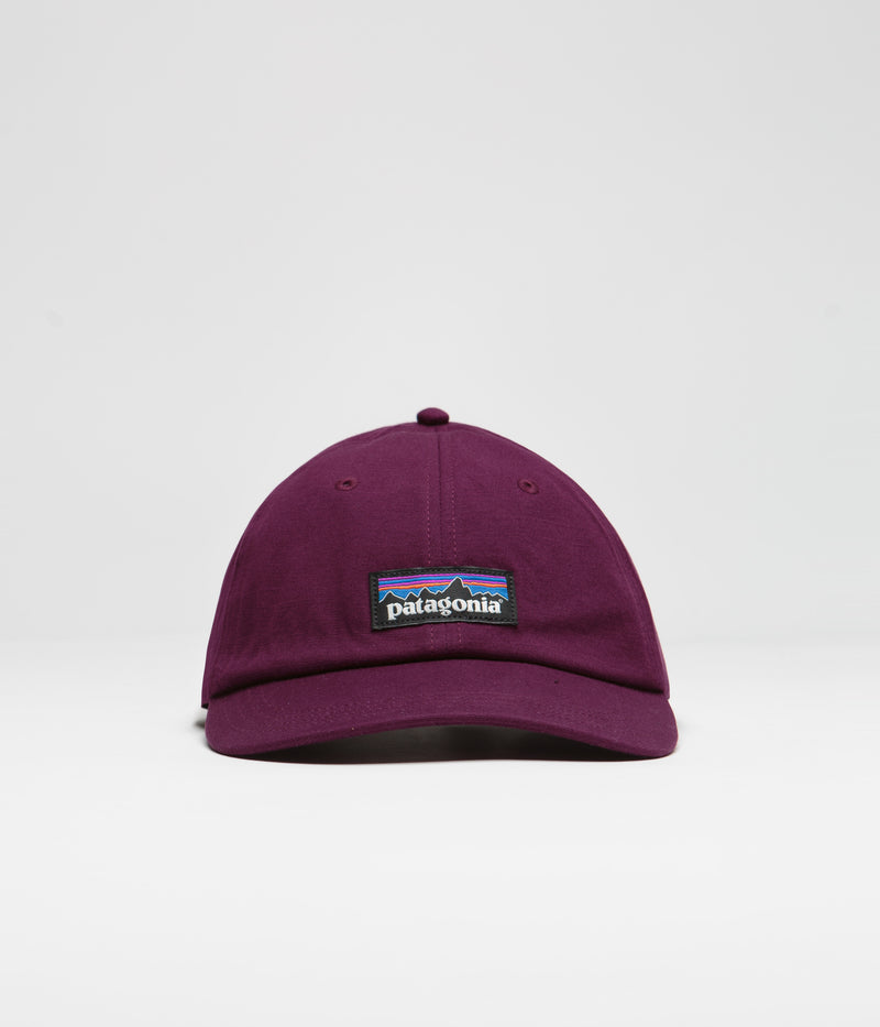 Patagonia P-6 Label Trad Cap in Night Plum