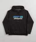 Patagonia P-6 Label Uprisal Hoodie in Black
