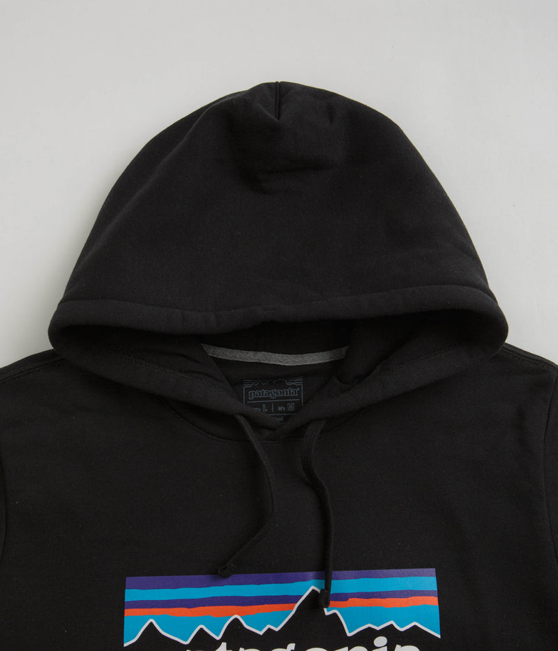 Patagonia P-6 Label Uprisal Hoodie in Black