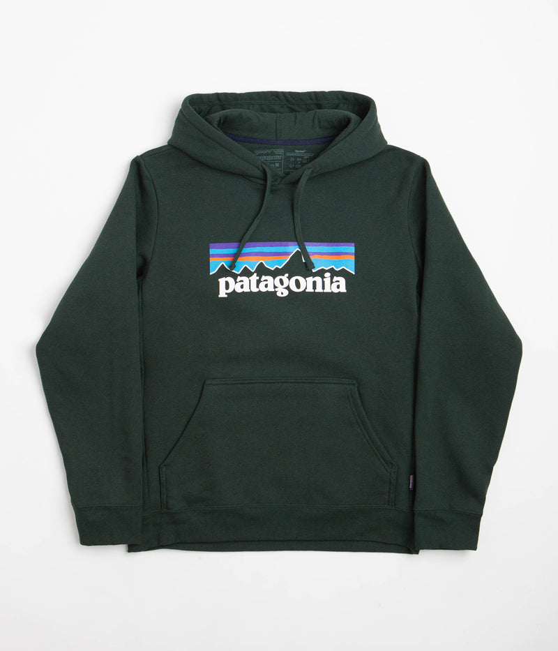 Patagonia P-6 Label Uprisal Hoodie in Pinyon Green