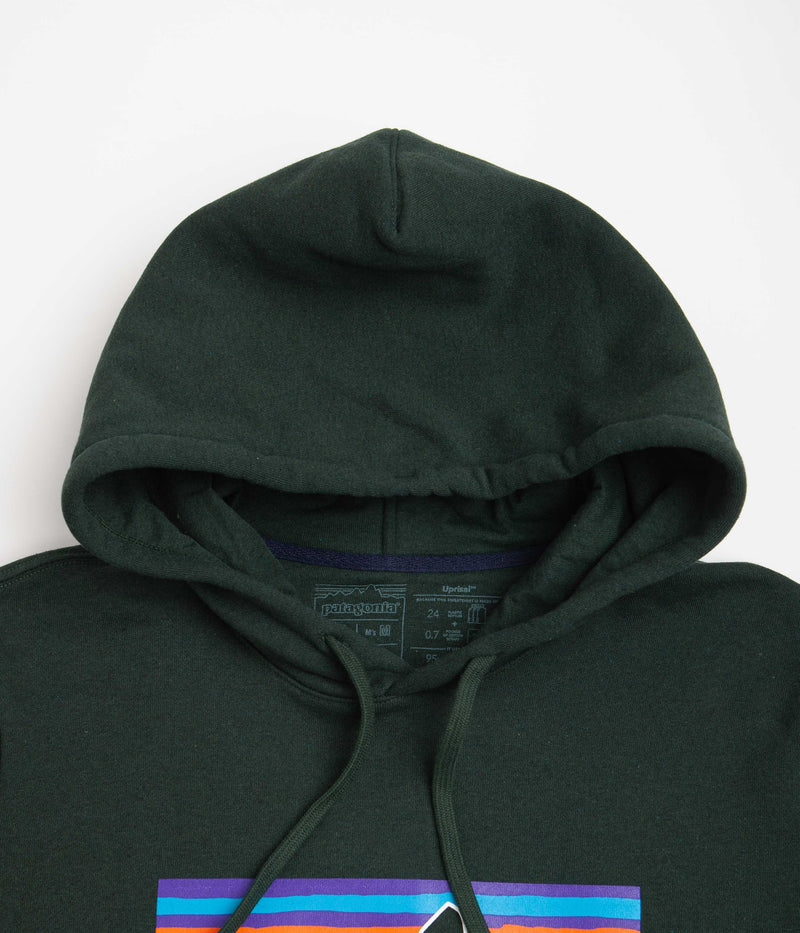 Patagonia P-6 Label Uprisal Hoodie in Pinyon Green