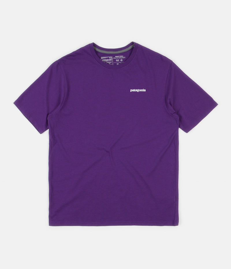 Patagonia P-6 Logo Organic T-Shirt in Purple