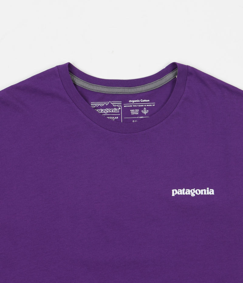Patagonia P-6 Logo Organic T-Shirt in Purple