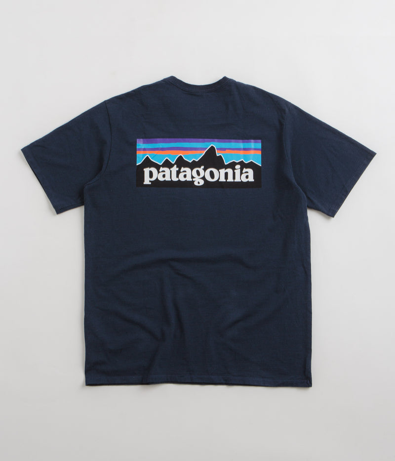 Patagonia P-6 Logo Responsibili-Tee T-Shirt in Classic Navy