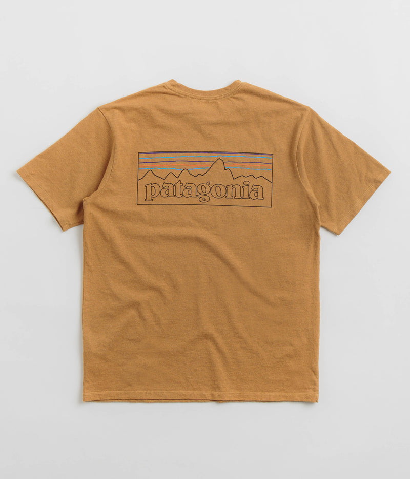 Patagonia P-6 Logo Responsibili-Tee T-Shirt in P-6 Outline: Golden Caramel