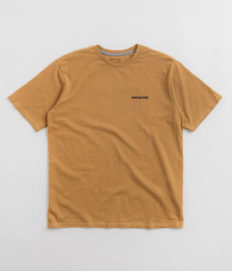 Patagonia P-6 Logo Responsibili-Tee T-Shirt in P-6 Outline: Golden Caramel