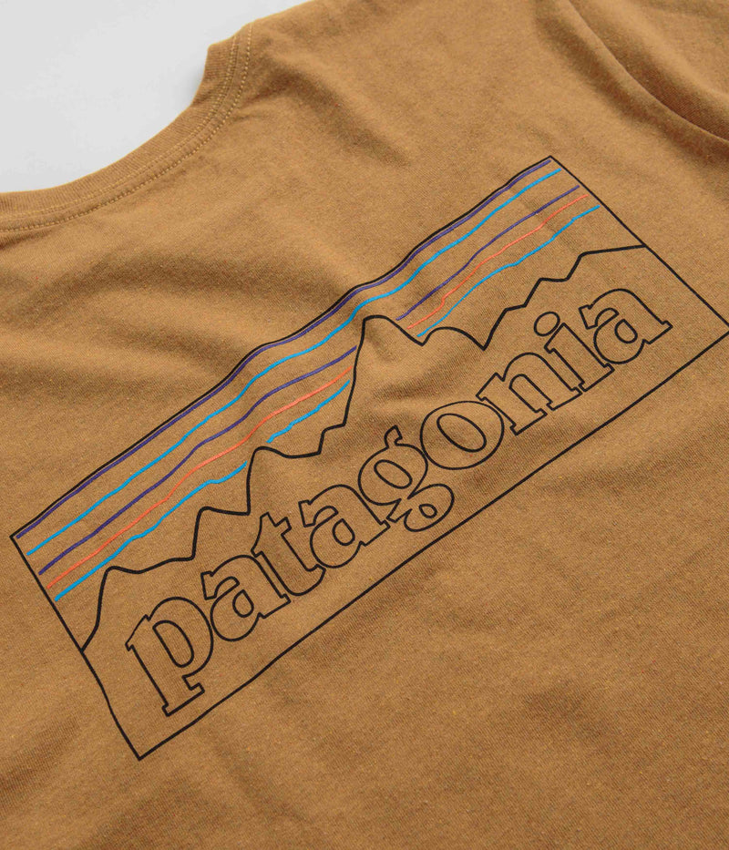 Patagonia P-6 Logo Responsibili-Tee T-Shirt in P-6 Outline: Golden Caramel