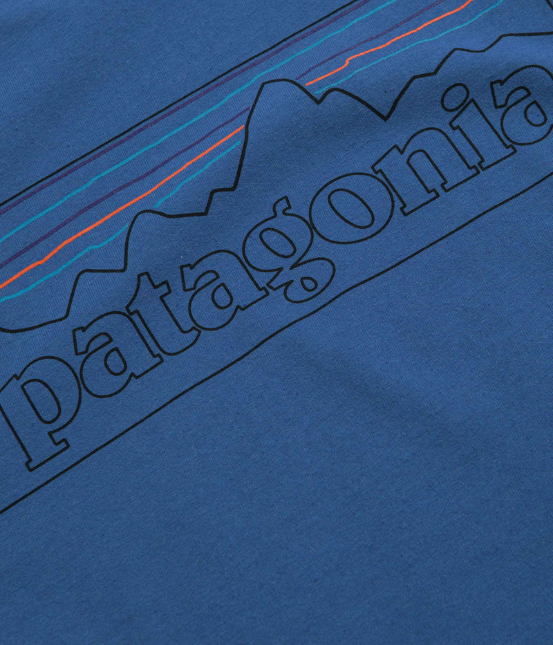 Patagonia P-6 Logo Responsibili-Tee T-Shirt in P-6 Outline: Vessel Blue