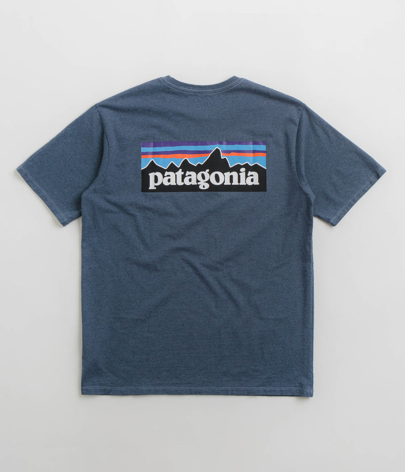 Patagonia P-6 Logo Responsibili-Tee T-Shirt in Utility Blue