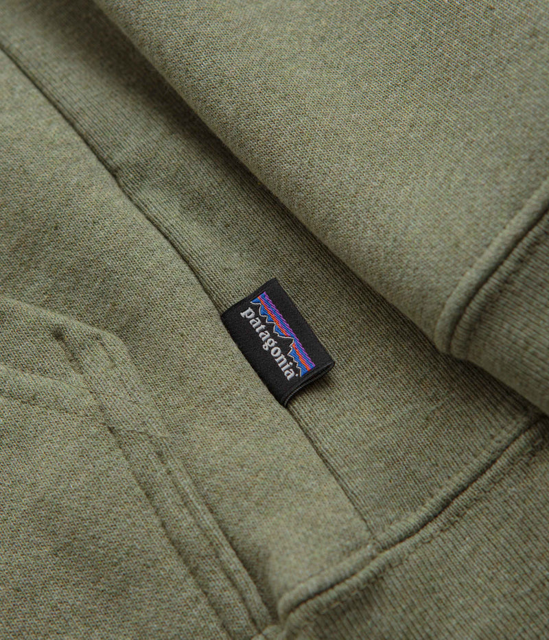Patagonia P-6 Logo Uprisal Hoodie in Buckhorn Green