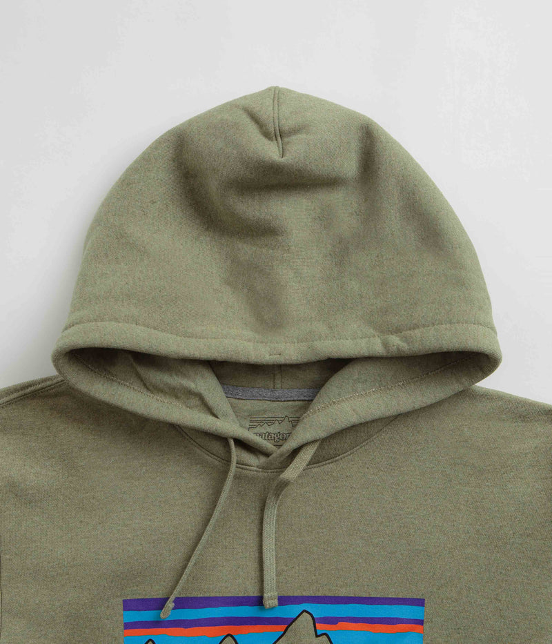Patagonia P-6 Logo Uprisal Hoodie in Buckhorn Green