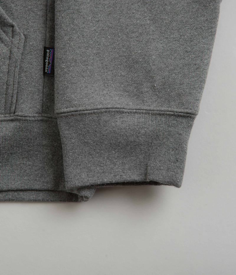 Patagonia P-6 Logo Uprisal Hoodie in Gravel Heather