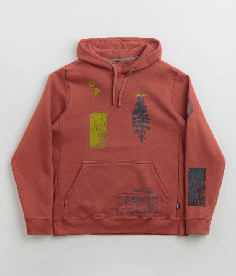 Patagonia Pyrophytes Uprisal Hoodie in Burl Red