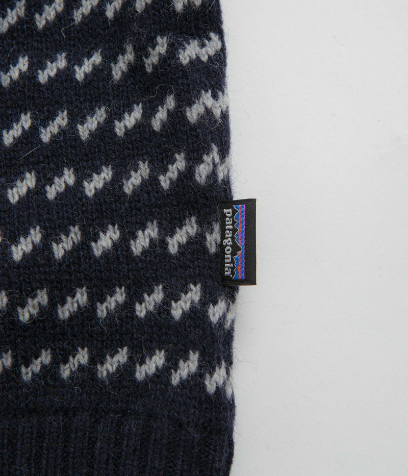 Patagonia Recycled Wool Sweatshirt in Classic Navy