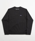 Patagonia Regenerative Organic Crewneck Sweatshirt in Ink Black