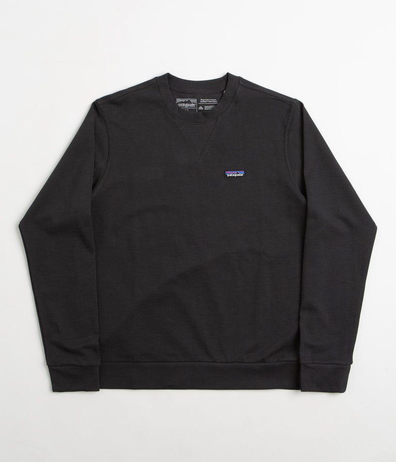 Patagonia Regenerative Organic Crewneck Sweatshirt in Ink Black