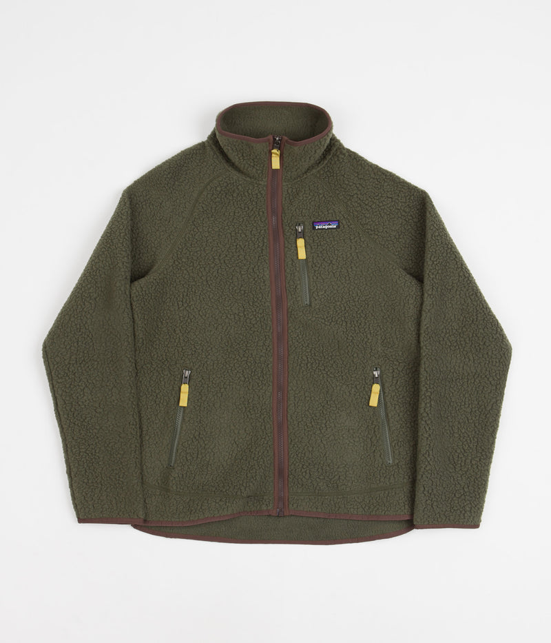 Patagonia Retro Pile Fleece Jacket in Basin Green