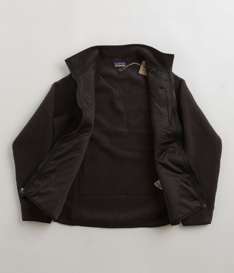 Patagonia Retro Pile Fleece Jacket in Black