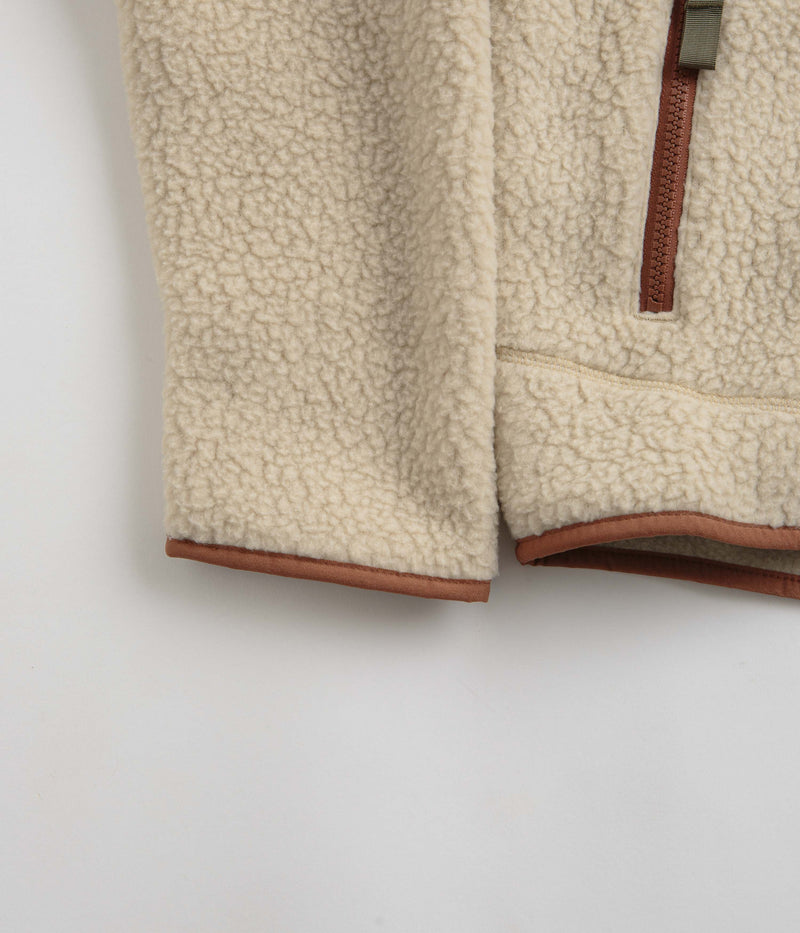 Patagonia Retro Pile Fleece Jacket in El Cap Khaki and Sisu Brown