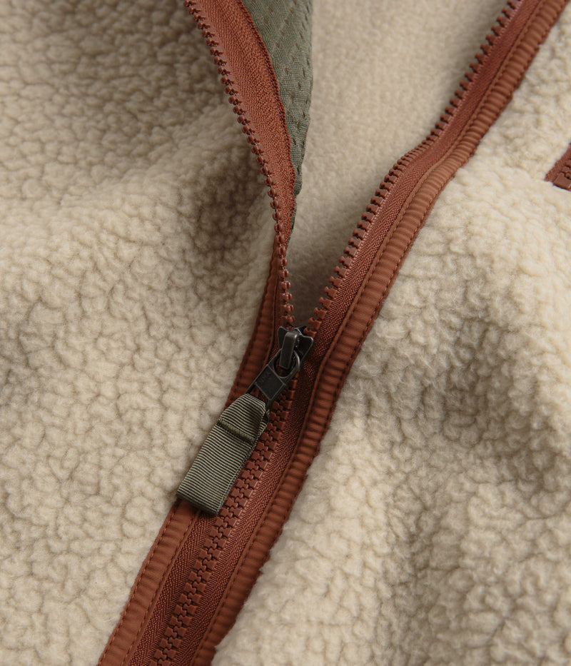 Patagonia Retro Pile Fleece Jacket in El Cap Khaki and Sisu Brown