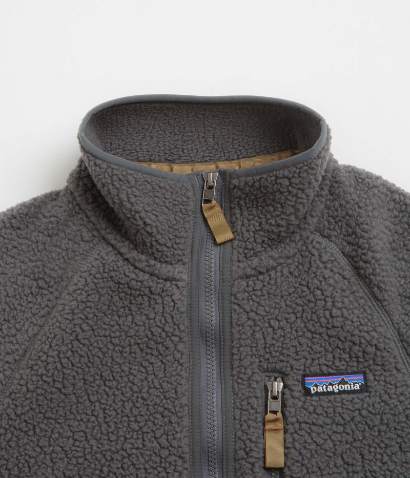 Patagonia Retro Pile Fleece Jacket in Forge Grey