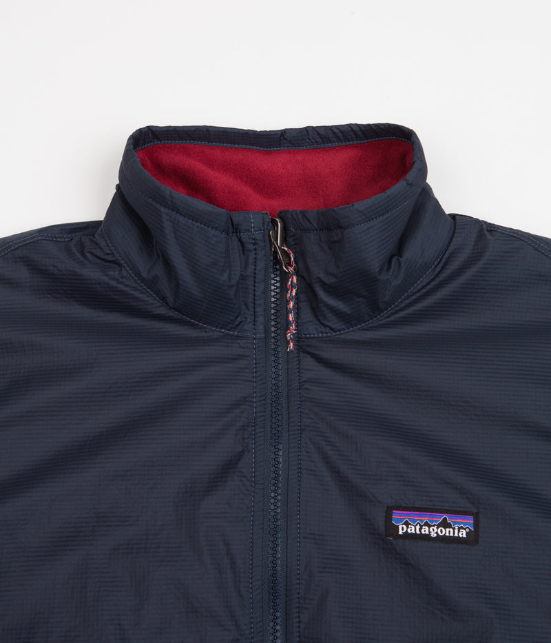 Patagonia Reversible Shelled Microdini Jacket in Tidepool Blue