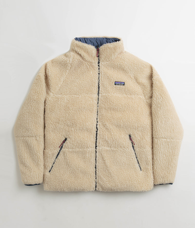 Patagonia Reversible Silent Down Jacket in New Navy