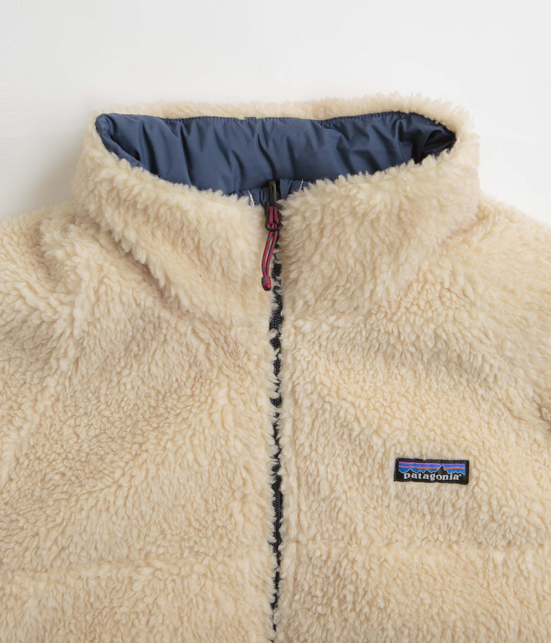 Patagonia Reversible Silent Down Jacket in New Navy