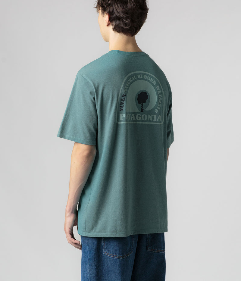 Patagonia Rubber Tree Mark Responsibili-Tee T-Shirt in Belay Blue