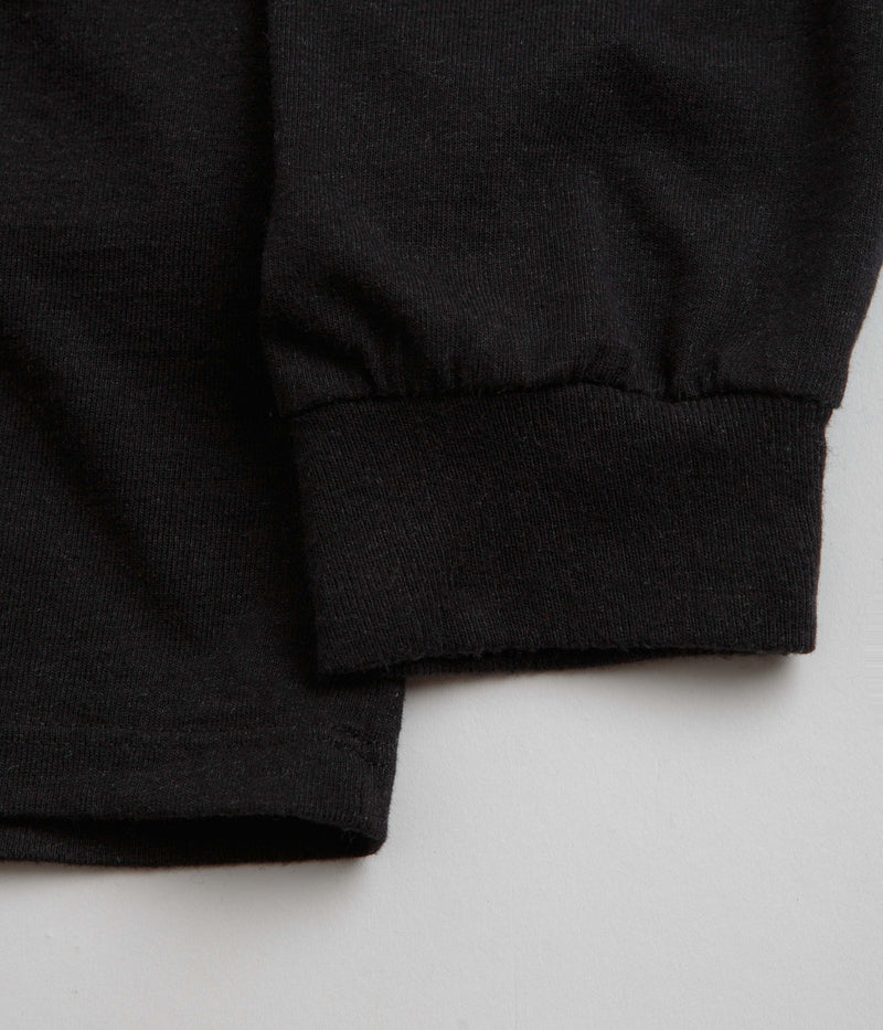 Patagonia Snowstitcher Pocket Responsibili-Tee Long Sleeve T-Shirt in Ink Black