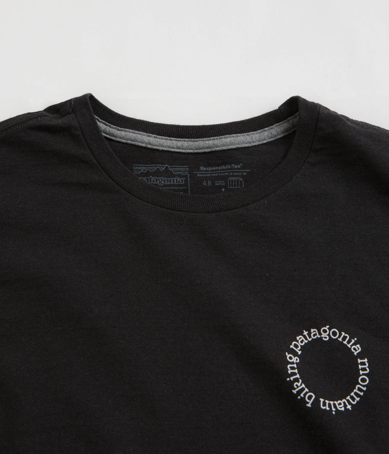Patagonia Spoke Stencil Responsibili-Tee T-Shirt in Ink Black