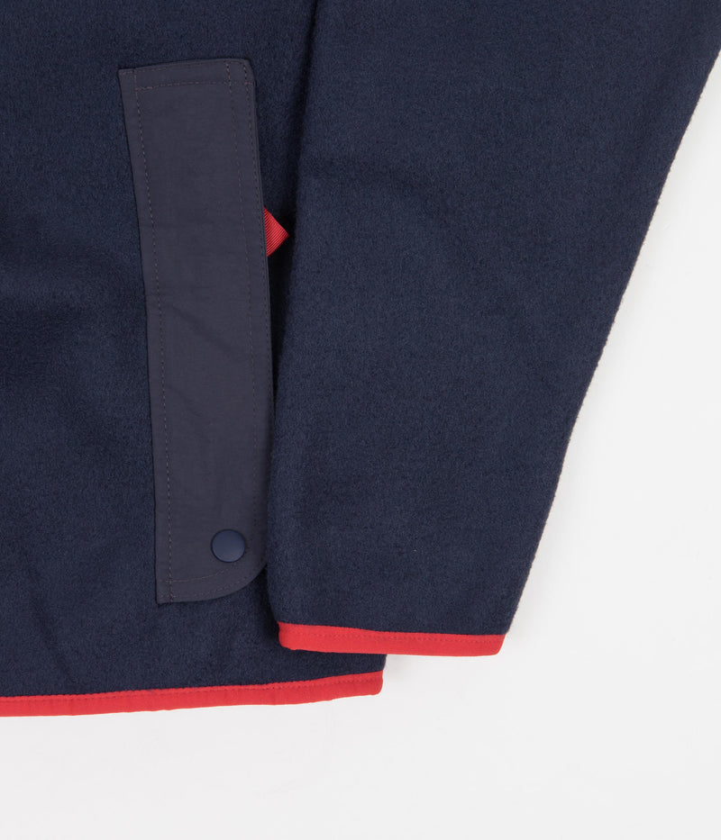 Patagonia Synchilla Fleece Anorak in New Navy and Smolder Blue