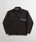 Patagonia Synchilla Snap-T Pullover Fleece in Black and Forge Grey