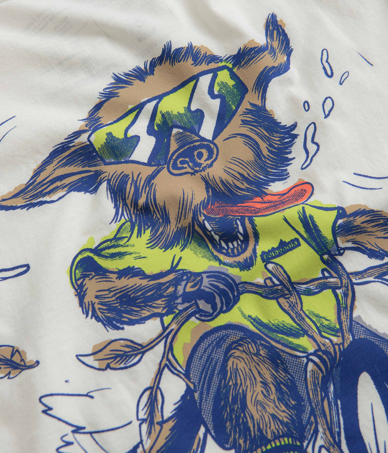 Patagonia Trail Hound Organic T-Shirt in Birch White