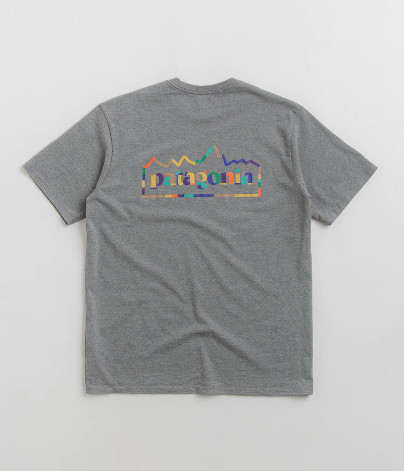 Patagonia Unity Fitz Responsibili-Tee T-Shirt in Gravel Heather