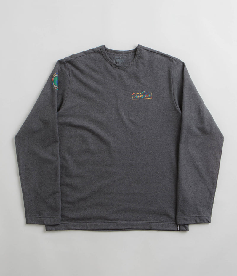 Patagonia Unity Fitz Wildrise Crewneck Sweatshirt in Ink Black