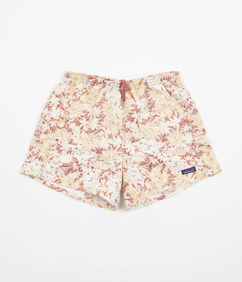 Patagonia Womens Baggies 5" Shorts in Canyon Hike Big: Rosehip