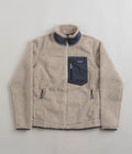 Patagonia Womens Classic Retro-X Jacket in Natural and Smolder Blue