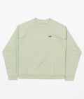 Patagonia Womens Regenerative Organic Certified Cotton Essential Crewneck Sweatshirt in Salvia Green